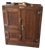 Antique Oak Ice Box by Wickes Refrigerator For Sale
