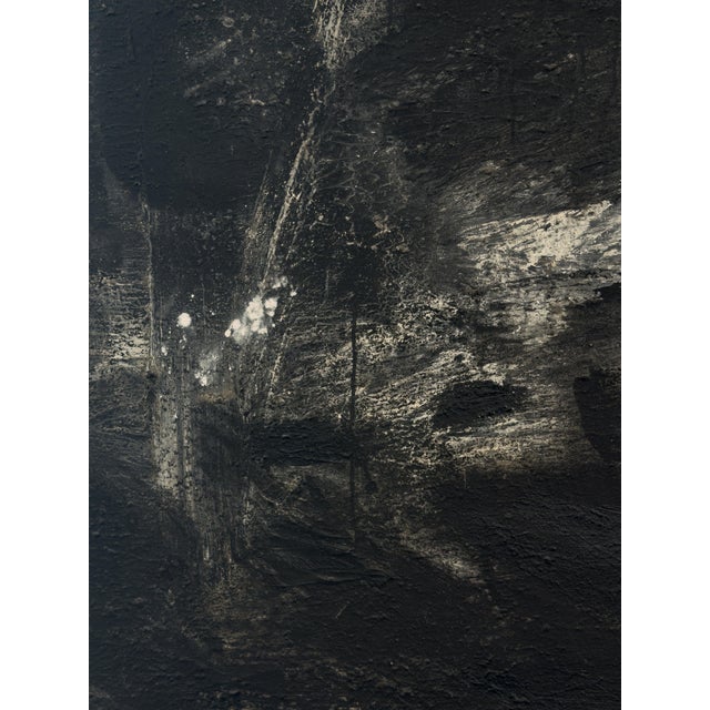 1980s 20th Century Abstract Multi-Media Painting "Gothic Tale" by Augustus Goertz. For Sale - Image 5 of 16