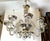 Mid 20th Century Restored Modern Mercury Glass Nine Arm Chandelier For Sale - Image 4 of 10