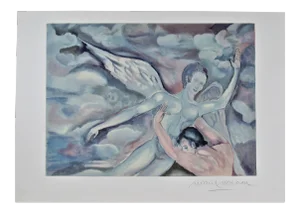 Marcel Marceau, Le Troisieme Oeil (The Third Eye) plate #9, 1981