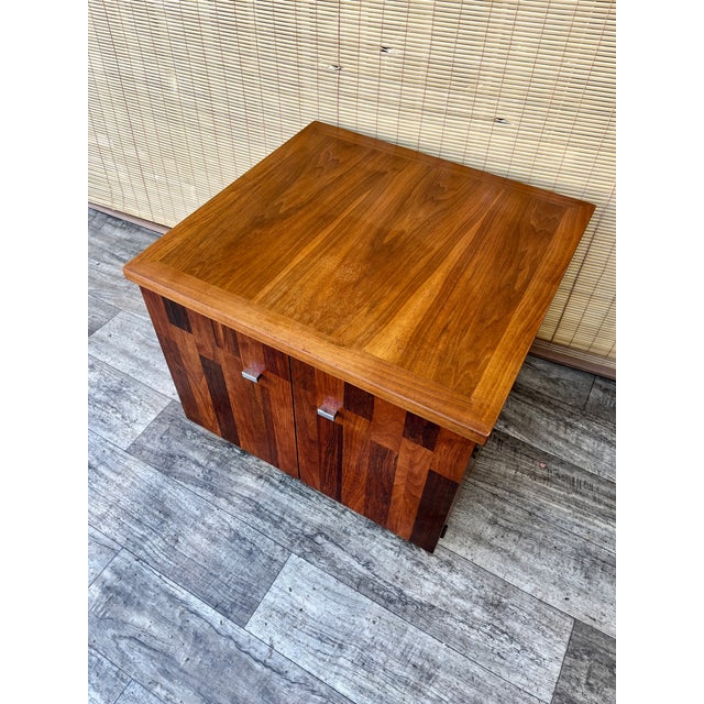 Mid-Century Modern Mid-Century Modern Brutalist-Inspired Side Table by Lane Furniture. Early 1970s For Sale - Image 3 of 18