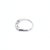 Early 21st Century Platinum East-West Bezel Set Marquise Diamond Wedding Band - Size 6.25 For Sale - Image 5 of 6