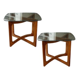 Pair of Late 20th Century Attributed to Adrian Pearsall For Craft Associates End Tables For Sale