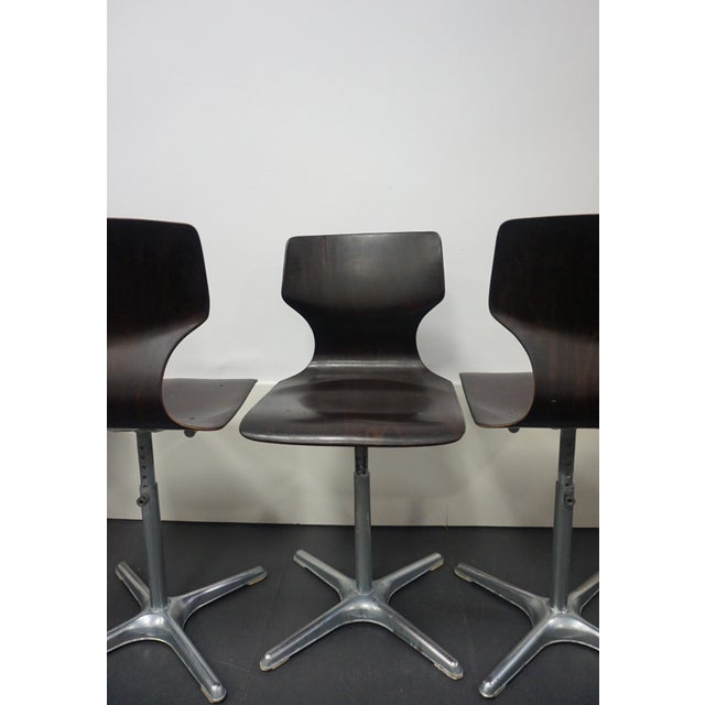 Pagholz Chairs by Adam Stegner for Flötotto, 1970s, Set of 4 For Sale - Image 9 of 11