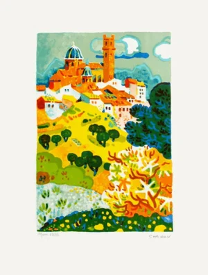 1980s Guy Charon Altea Lithograph