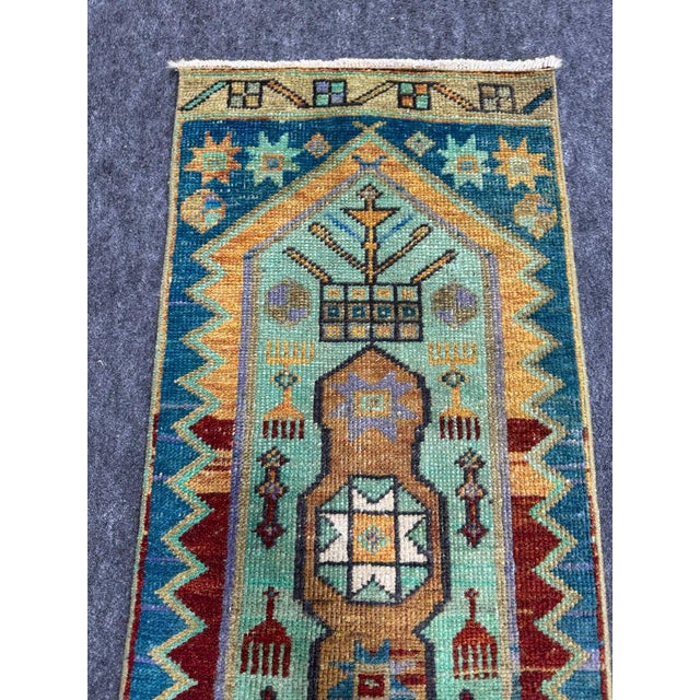 Turkish Yastik Rug 1'5" x 3'5" For Sale - Image 4 of 5
