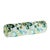 Schumacher Jennie Velvet Bolster Pillow in Peacock & Celadon For Sale