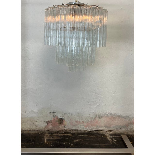 Italian Tronchi Chandelier Zuccheri Venini Murano Camer For Sale - Image 11 of 12