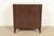 Kindel Furniture Modern Hollywood Regency Mahogany and Cream Lacquered Nightstand For Sale - Image 10 of 11