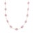 This is part of Chairish’s Fine Jewelry assortment. Pink Sapphire Necklace in 18K Gold studded with mix cut sapphire...