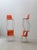Orange Orange Stacking Chairs Europa by Helmut Starke for Embru, 1970s For Sale - Image 8 of 15