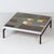 Square Coffee Table with Aluminium Edge and Black Metal Base by Paul Kingma, 1960s For Sale - Image 4 of 10