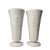 This is a set of three vintage Indiana Glass Colony Harvest Grape Milk Glass Vases, with one tall and two shorter vases.....