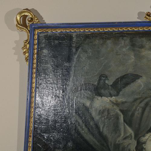 Love Scene, Oil on Canvas, Framed For Sale - Image 6 of 9