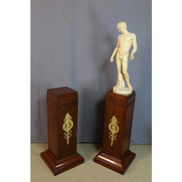 Empire Pedestals, Early 19th Century, Set of 2 For Sale - Image 5 of 13
