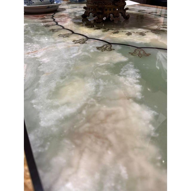 Stone 20th Century Italian Oval Dining Table For Sale - Image 7 of 17