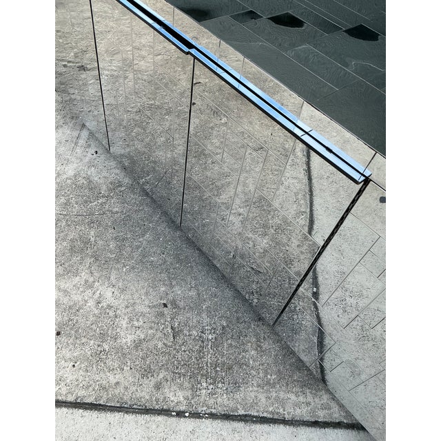 Chrome Vintage Paul Evans “Cityscape” Chrome Credenza For Sale - Image 8 of 15