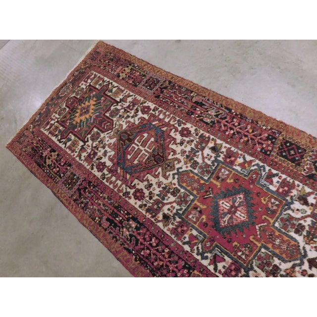 1940s 1940s Vintage Persian Runner Rug For Sale - Image 5 of 13