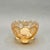 Jeannette Glass Vintage Jeannette Glass “Floragold Louisa” Marigold Carnival Glass Footed Candy Dish For Sale - Image 4 of 8