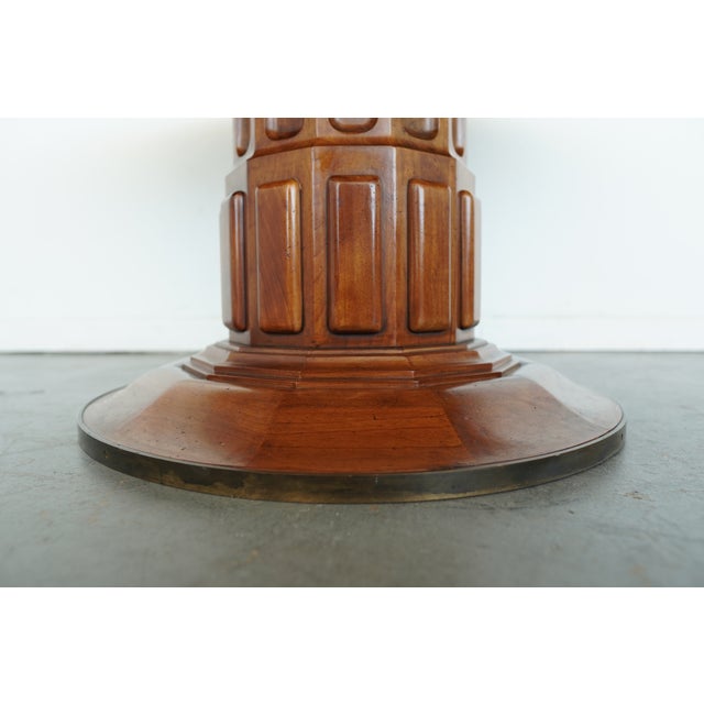 Wood John Widdicomb Co. Pedestal Table For Sale - Image 7 of 11