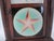 E.n. Welch 8 Day Antique Gothic Steeple Clock With Hand Painted Barn Star Glass For Sale - Image 4 of 12