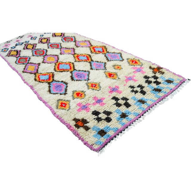 Mid 20th Century Vintage Moroccan Runner - 8'6'' X 3'1' For Sale In New York - Image 6 of 9