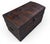 Brown Charles II Wrought-Iron Mounted Brass-Studded Leather Coffer Trunk With Drawers For Sale - Image 8 of 12
