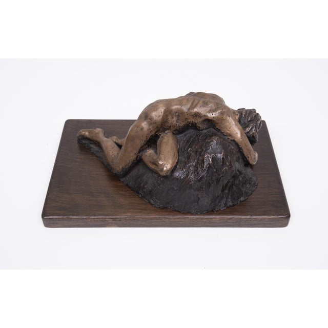 Patinated Bronze in the style of Auguste Rodin the Danaide, 1999 For Sale - Image 9 of 14