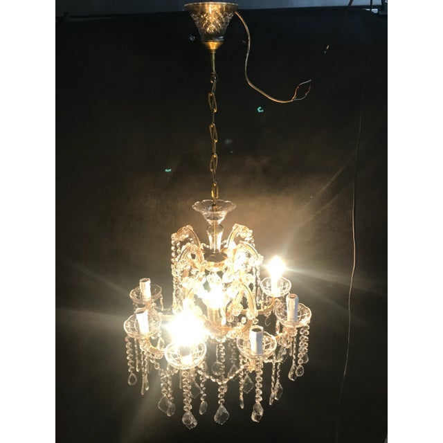 Maria Teresa Cut Crystal Chandelier, 1970s For Sale - Image 17 of 18