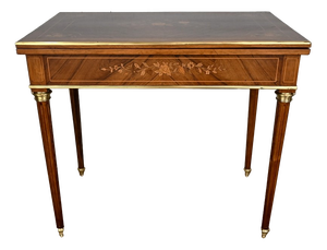 Late 19th Century Game Table in Louis XVI Style