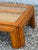 1960s Mid Century Modern Waterfall Edge Cane and Glass Top Coffee Table For Sale - Image 5 of 11