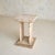 Italian Travertine Pedestal with Stepped Base, 1970s For Sale In Chicago - Image 6 of 11