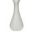Stelvia Frosted White Ruffled Glass Vase Hand Blown Art Glass For Sale In San Francisco - Image 6 of 9