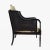 Swaim Swaim Mid Century Ebonized Cane Lounge Chair For Sale - Image 4 of 8