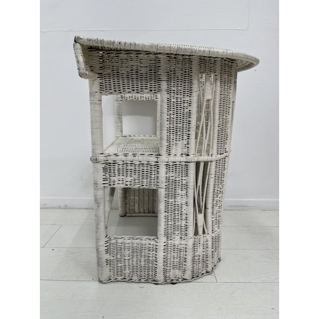 Vienna Secession Wicker Armchair from Prag-Rudniker, Austria, 1900 For Sale - Image 3 of 8