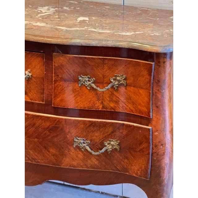 19th Century French Marble Top Commode For Sale - Image 6 of 15