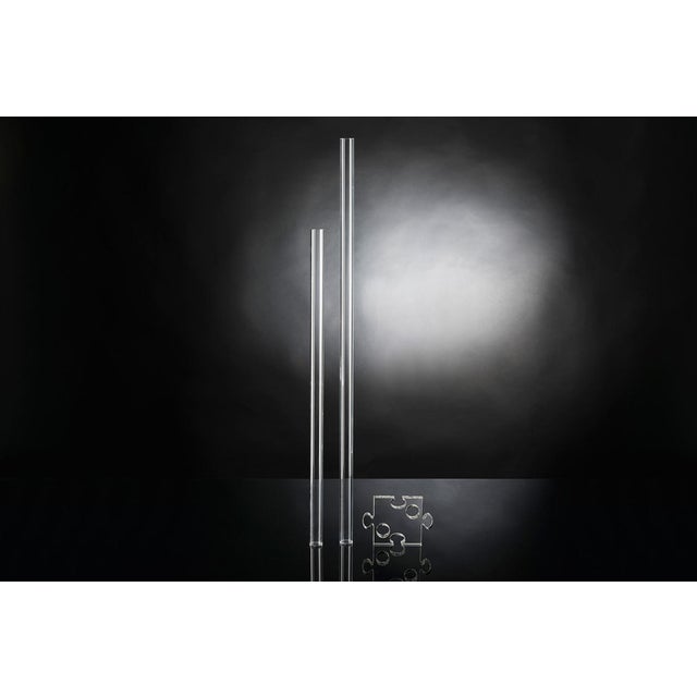 Small Italian Lucky Bamboo Synthetic Glass Vase from VGnewtrend For Sale - Image 4 of 4