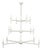 Bourgeois Boheme Atelier 12 Arm Plaster of Paris Chandelier, Avron Chandelier For Sale
