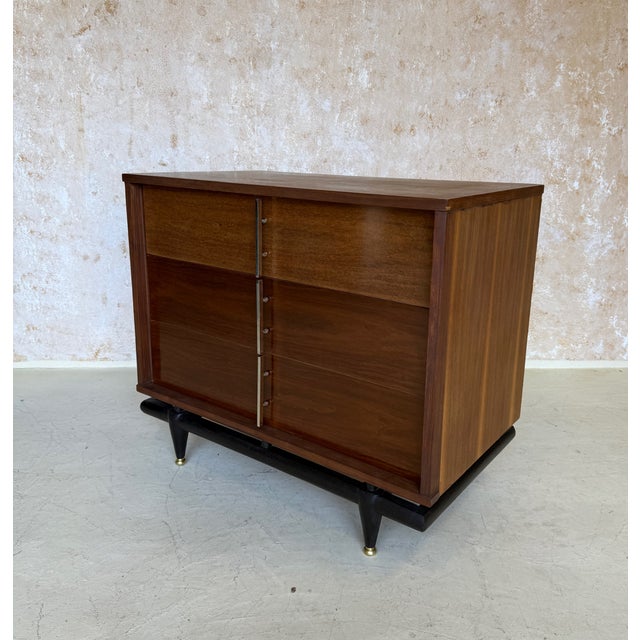 Pair of Kent Coffey Small Chest of Drawers, American Mid-Century Modern For Sale - Image 4 of 17