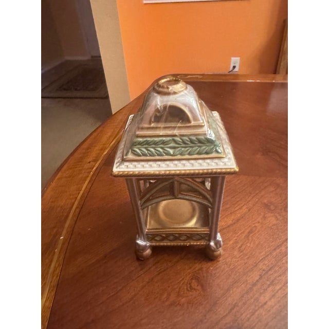 Mid-Century Modern Candle Votive & Lid Gregorian Collection by Fitz & Floyd For Sale - Image 3 of 8