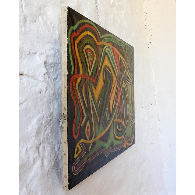 Fernand Rivière, Abstract Painting, 1975, Oil on Canvas For Sale - Image 7 of 11