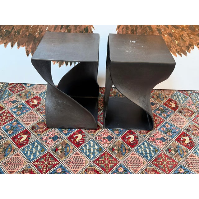 Bernhardt Bernhardt Interiors Vika Side Tables, Pair For Sale - Image 4 of 12