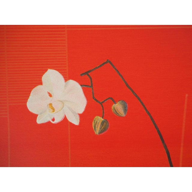 Modern Pierre Garcia-Fons, L'orchidée, Lithograph For Sale - Image 3 of 7