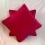Textile Contemporary Ruby Red Velvet Cranberry Pillows - A Pair For Sale - Image 7 of 9