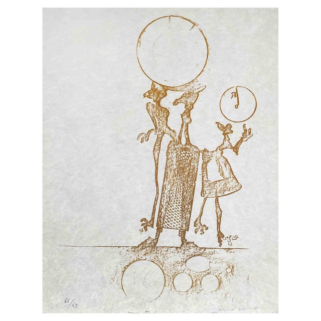 Max Ernst, Wunderhorn, Lithograph, 1970s For Sale