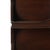 2020s Geometric Mid Century Mahogany Open Bookcase For Sale - Image 5 of 8