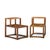 Edward Wormley for Dunbar Mid Century Mahogany Step End Tables - Pair Each side table measures: 18.5 wide x 24 deep x...
