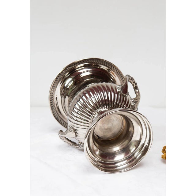 French Silver-Plated Metal Champagne Cooler, 1960s For Sale - Image 4 of 8