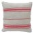 Handmade Pink Striped Natural Kilim Pillow Cover For Sale