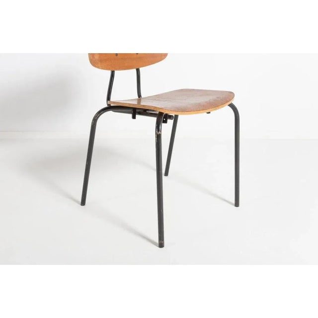 Danish School Chairs, 1960s, Set of 3 For Sale - Image 4 of 9